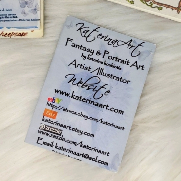 Y2K Miniature Art Prints Punk Rock Woman Mermaids Numbered Hand Signed 2010 - Picture 9 of 12